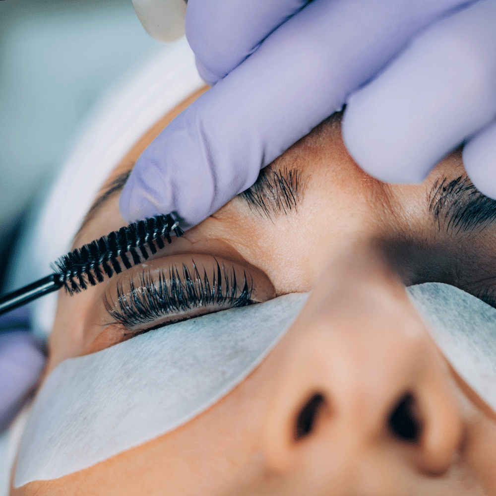 Eyelash lifting and tinting deals